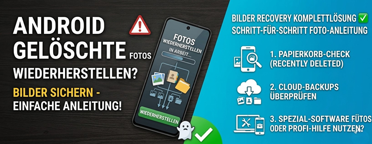Gelöschte Foto wiederherstellen Android – So retten Sie Ihre verlorenen Bilder