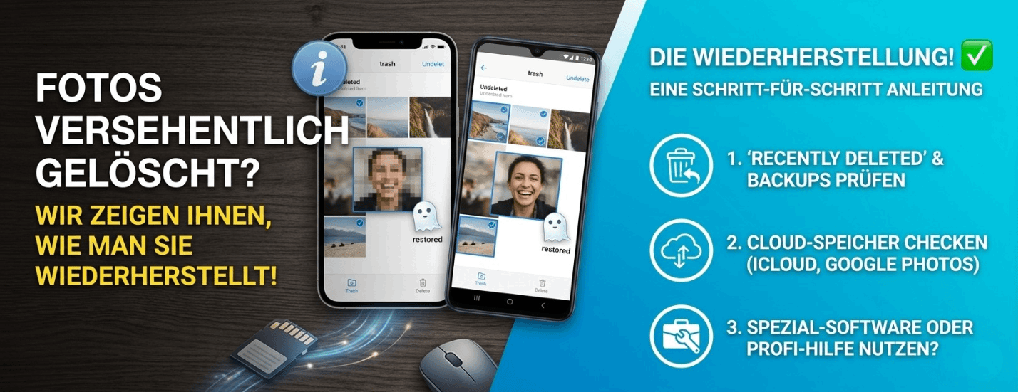 Ultimativer Leitfaden: Gelöschte Fotos wiederherstellen in 7 einfachen Schritten