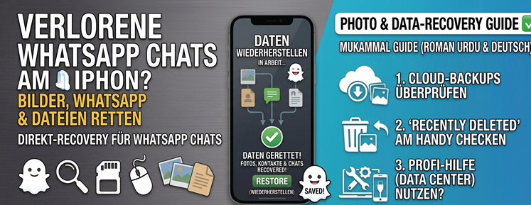 WhatsApp Chats wiederherstellen whatsapp gelöschte chats wiederherstellen ohne backup​