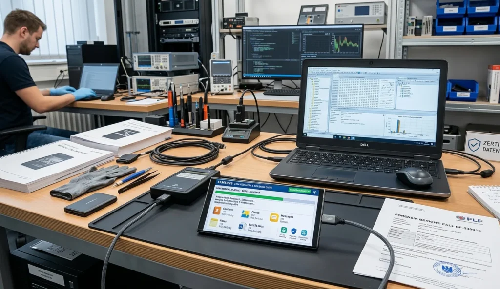Wiederherstellen von gelöschten Fotos Samsung – professionelle Datenrettung und forensische Analyse im zertifizierten Datenrettungslabor